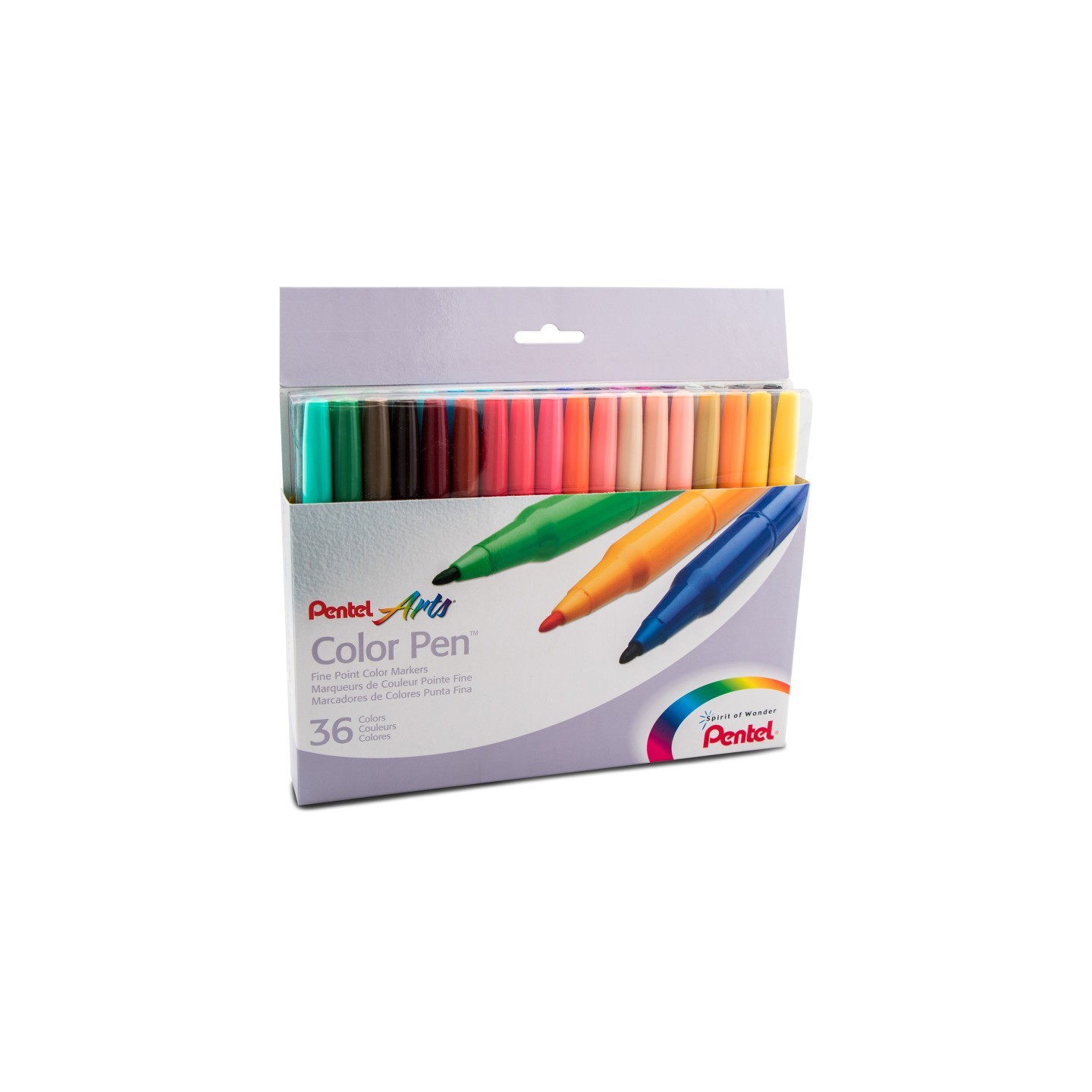Pentel Arts Color Pen 36-Color Set