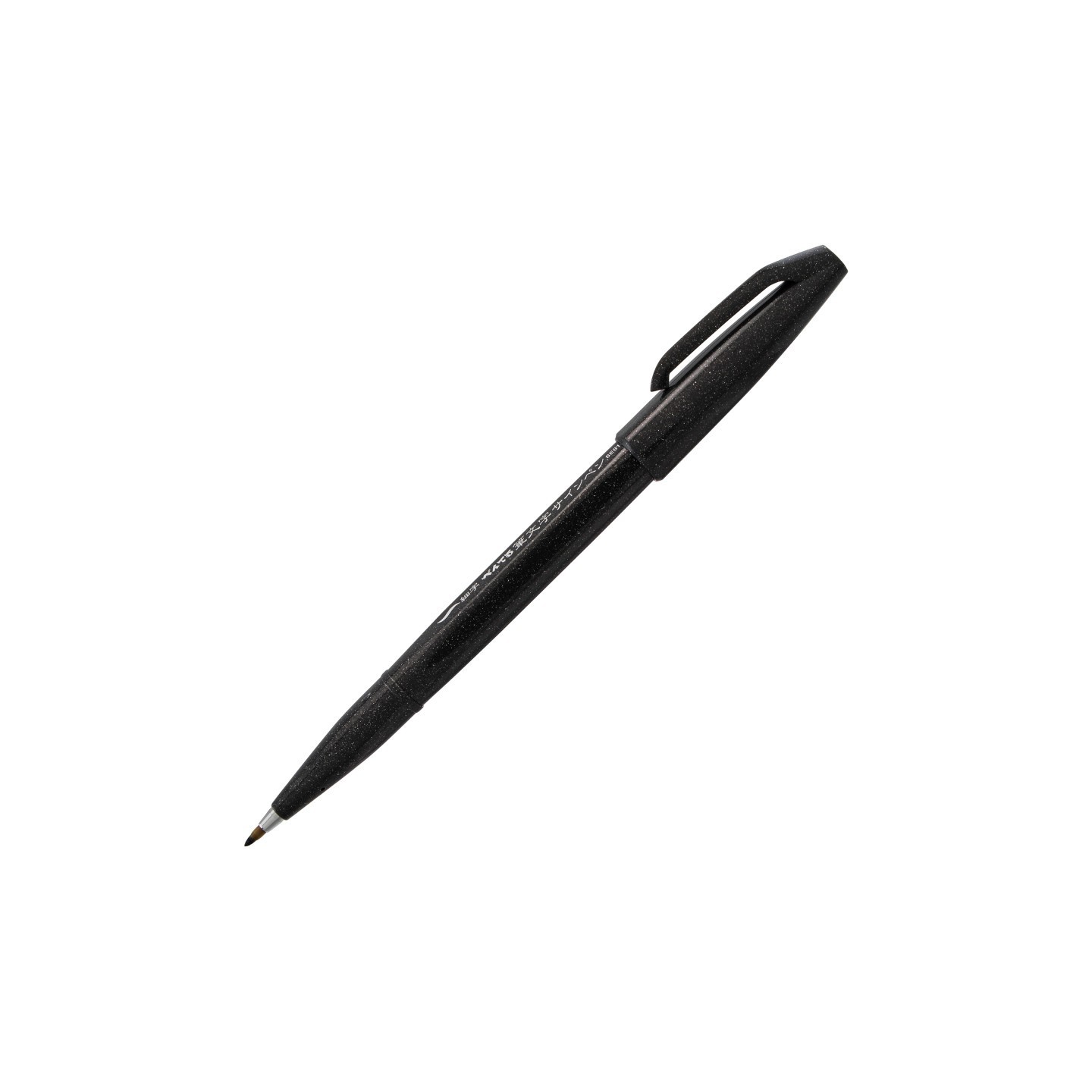 Pentel Arts Sign Pen Brush Tip, Black Ink, Pack of 12