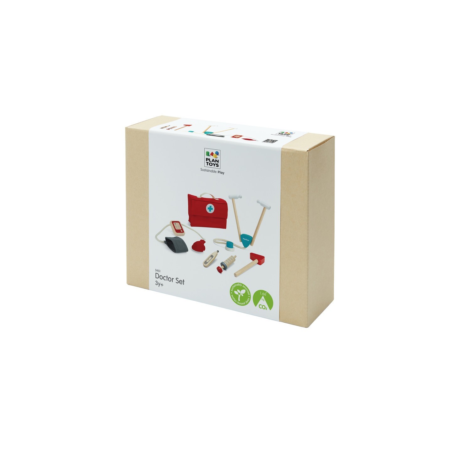 PlanToys Wooden Pretend Play Doctor Set