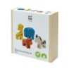 PlanToys Wooden Wild Animals Playset