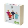 PlanToys Wooden Doll Family - Light Skin Tone & Blonde Hair