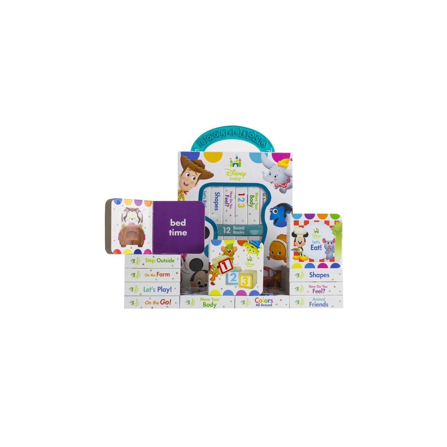 PI Kids My First Library Disney Baby, 12 Books