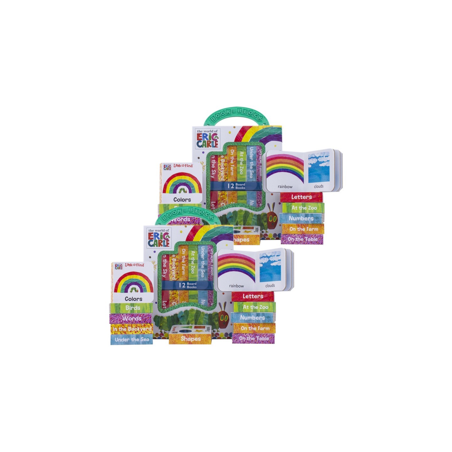 PI Kids My First Library Eric Carle, 12 Books Per Set, 2 Sets