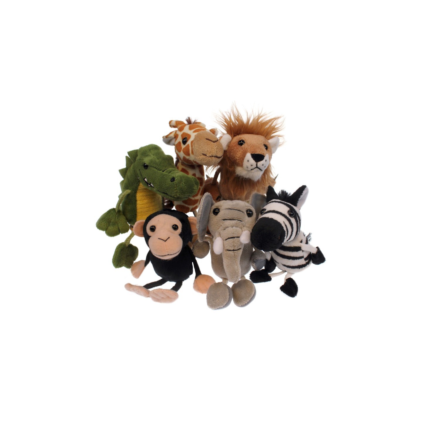 The Puppet Company African Animals Finger Puppets, Set of 6