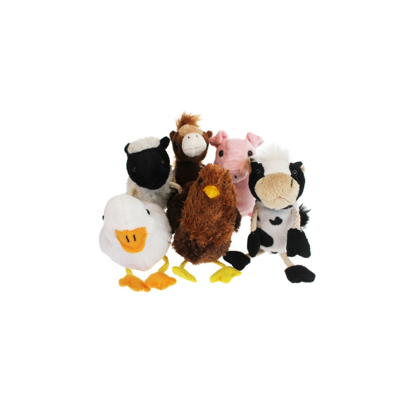 The Puppet Company Farm Animals Finger Puppets, Set of 6