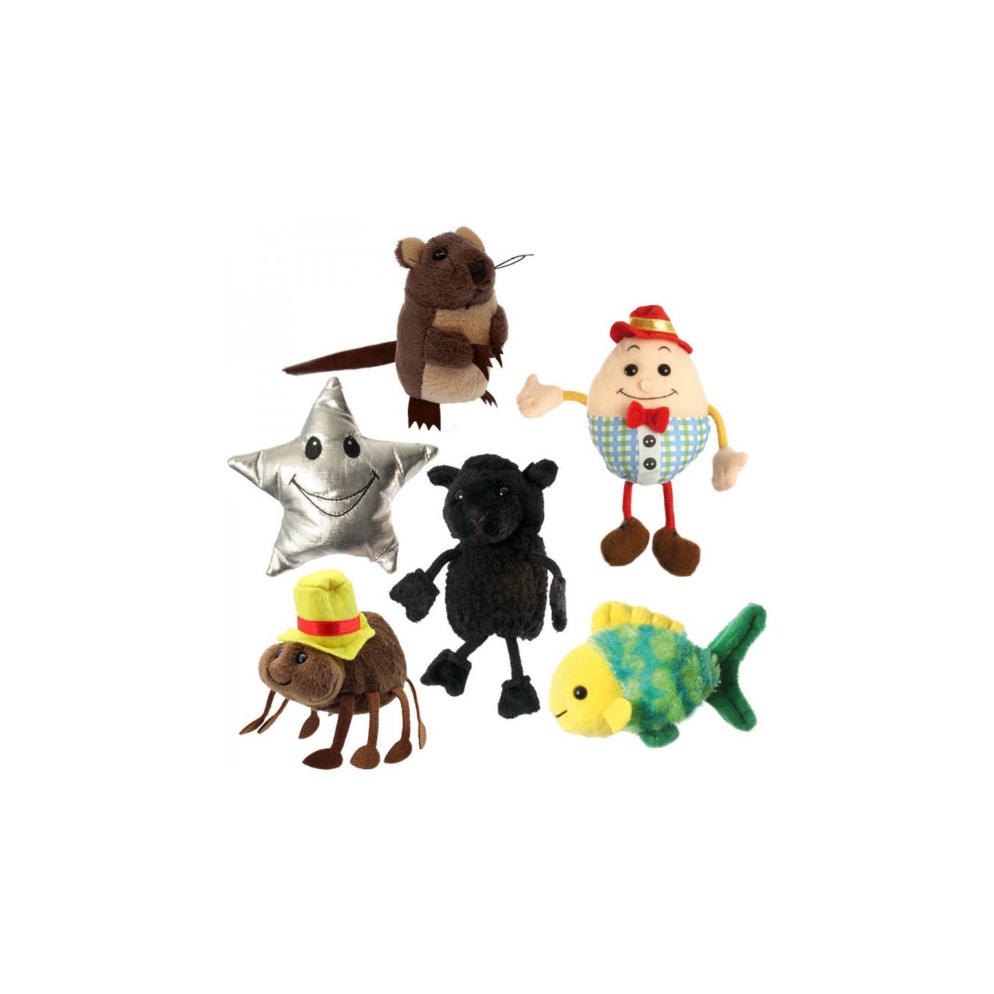 The Puppet Company Finger Puppets: Nursery Rhymes, Set of 6