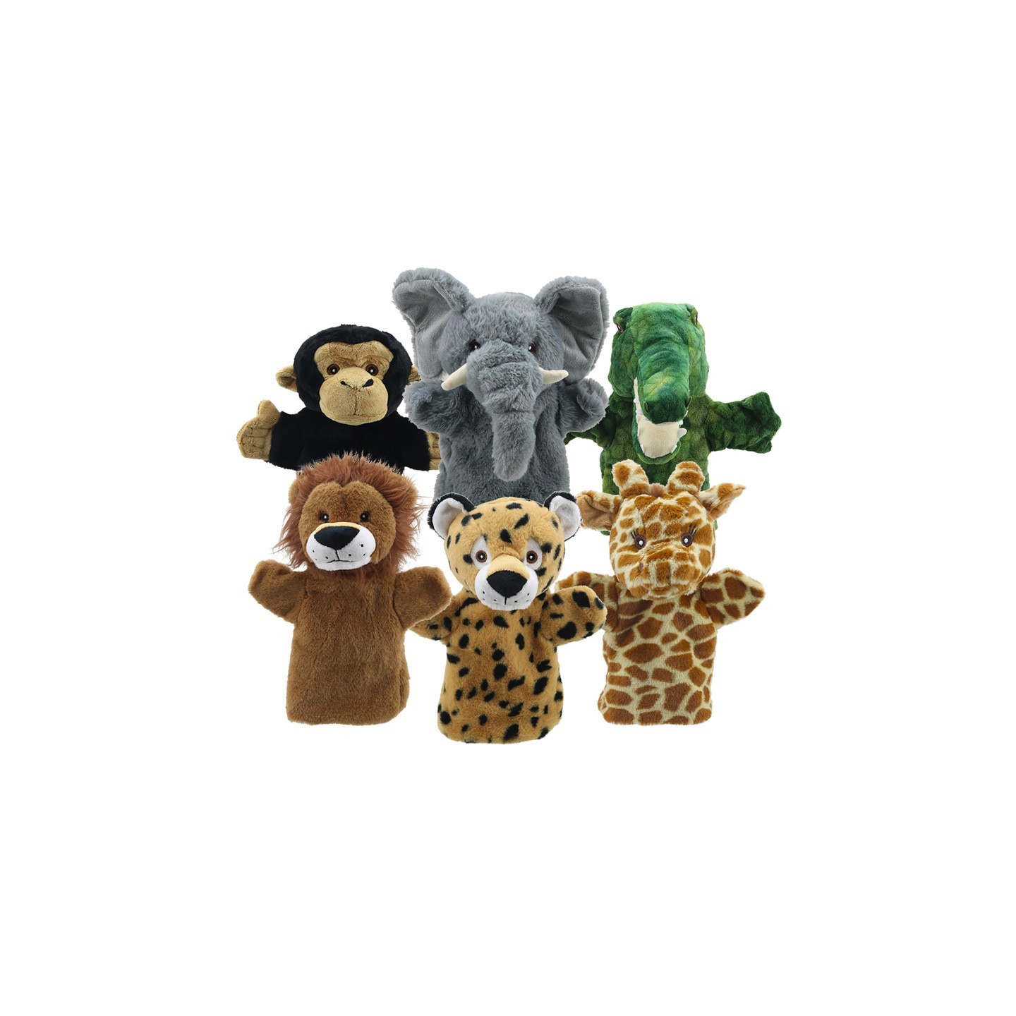 The Puppet Company Animal Puppet Buddies: African, Set of 6