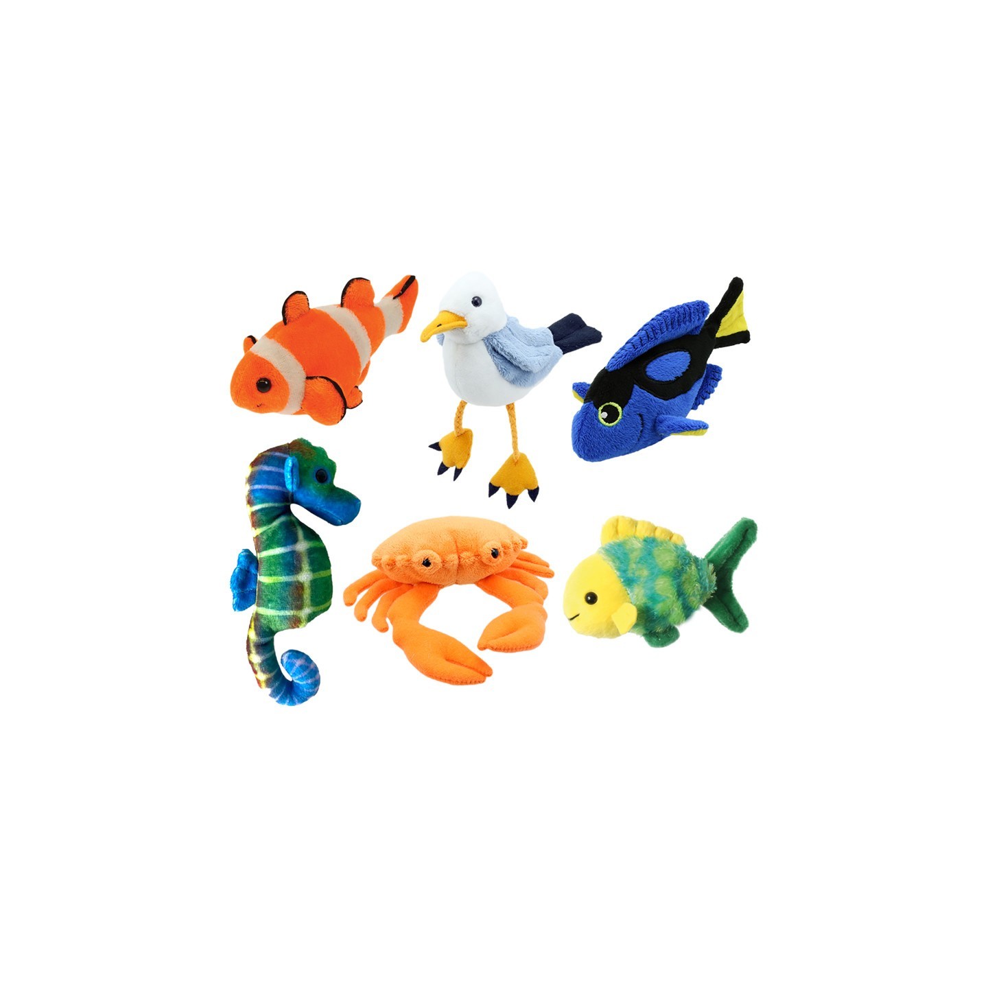 The Puppet Company Finger Puppets: Coral Reef, Set of 6