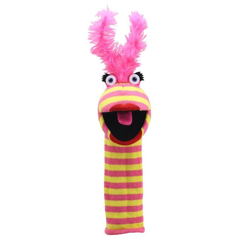 The Puppet Company Eco Knitted Puppet: Lipstick