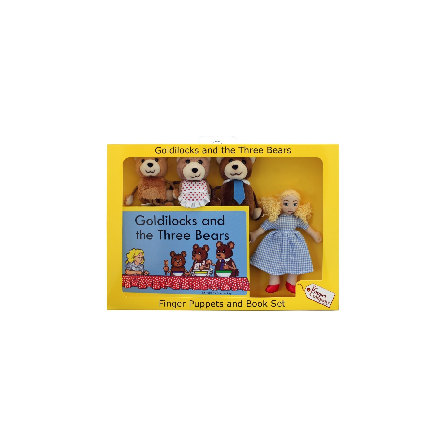 The Puppet Company Goldilocks Finger Puppets and Book Set