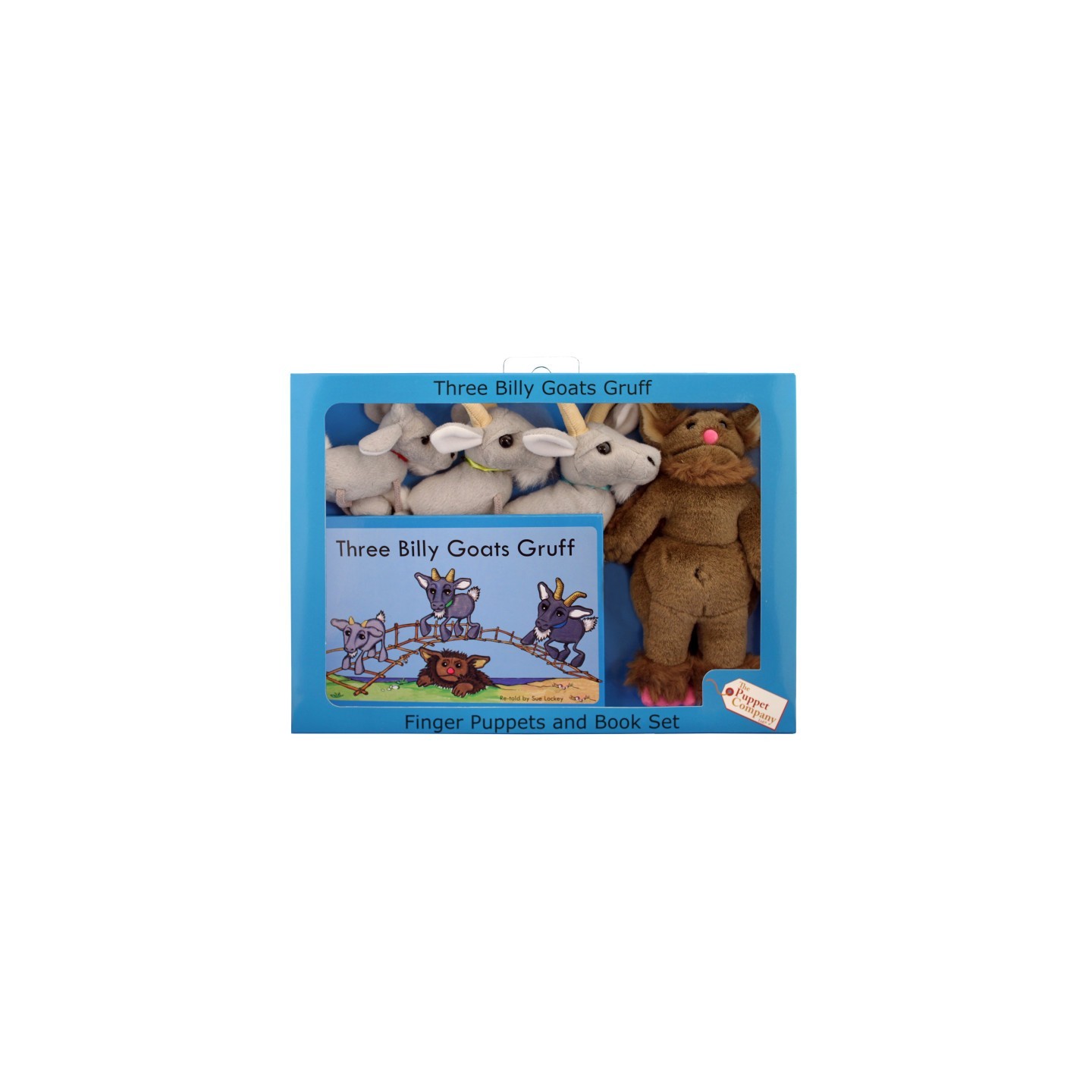 The Puppet Company The Three Billy Goats Gruff Finger Puppets and Book Set