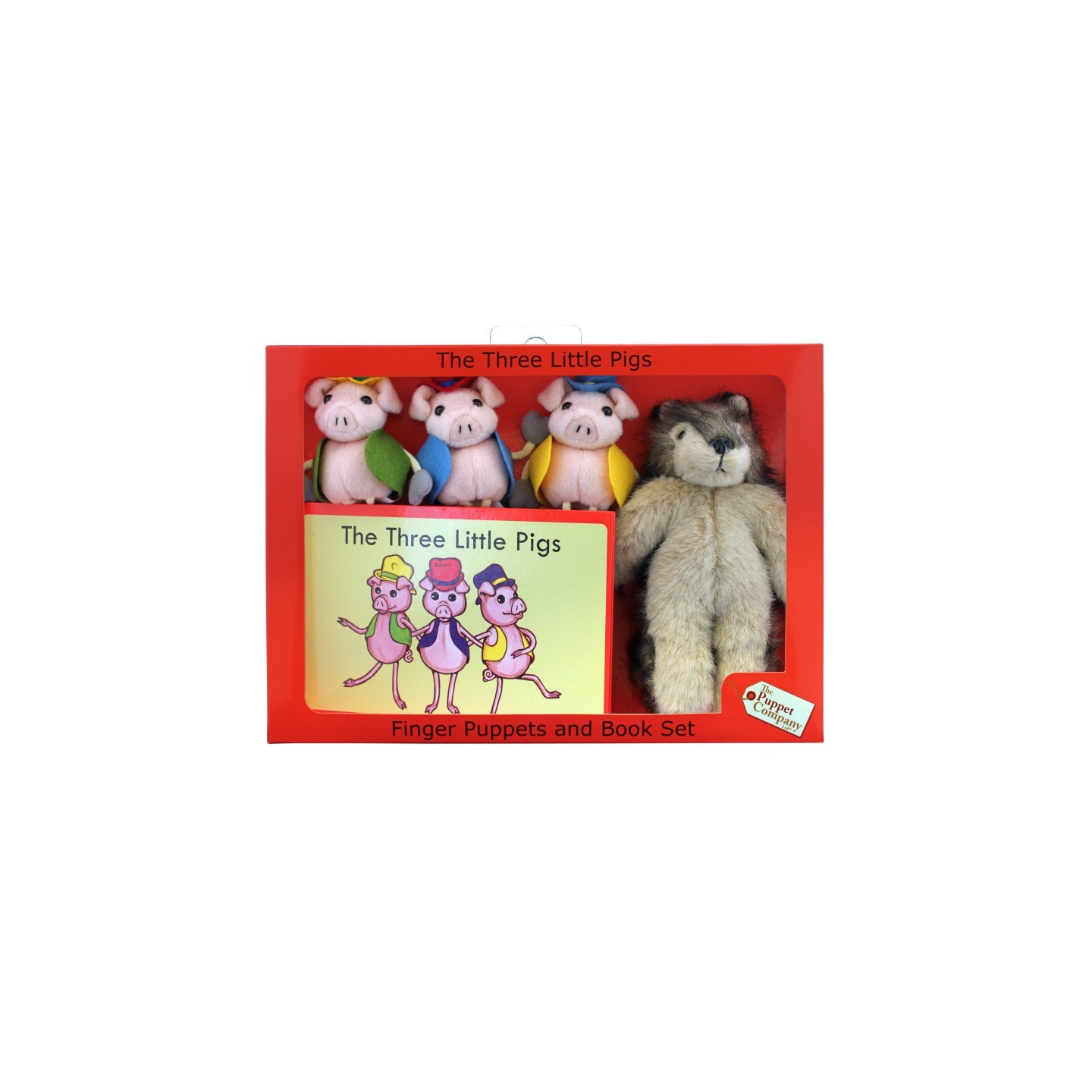 The Puppet Company The Three Little Pigs Finger Puppets and Book Set