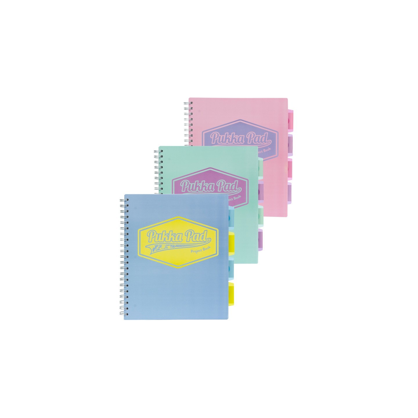 Pukka Pads Lettersize & Pastel Project Book - Pack 3