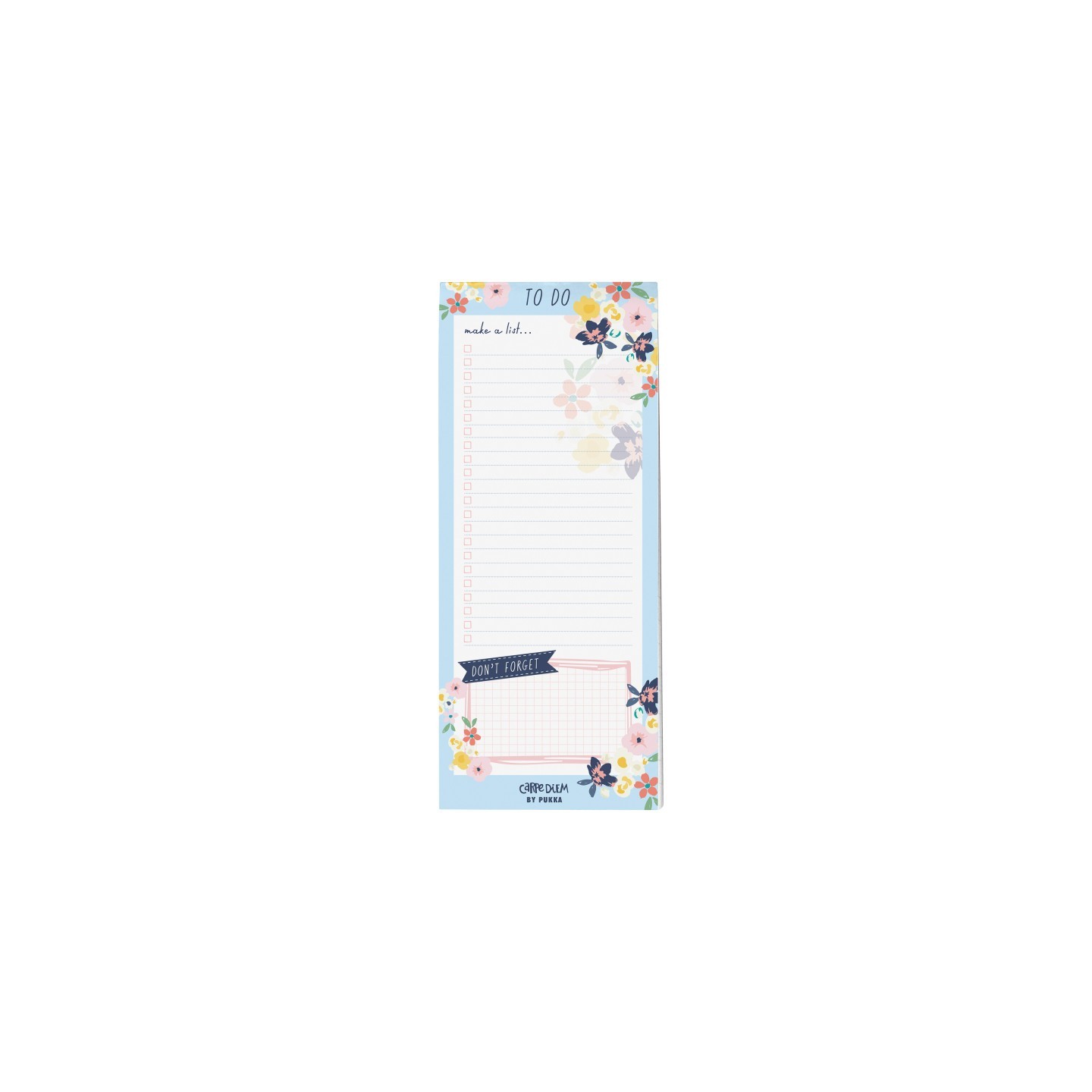 Pukka Pads Magnetic To Do List - Ditzy Floral - Pack 6