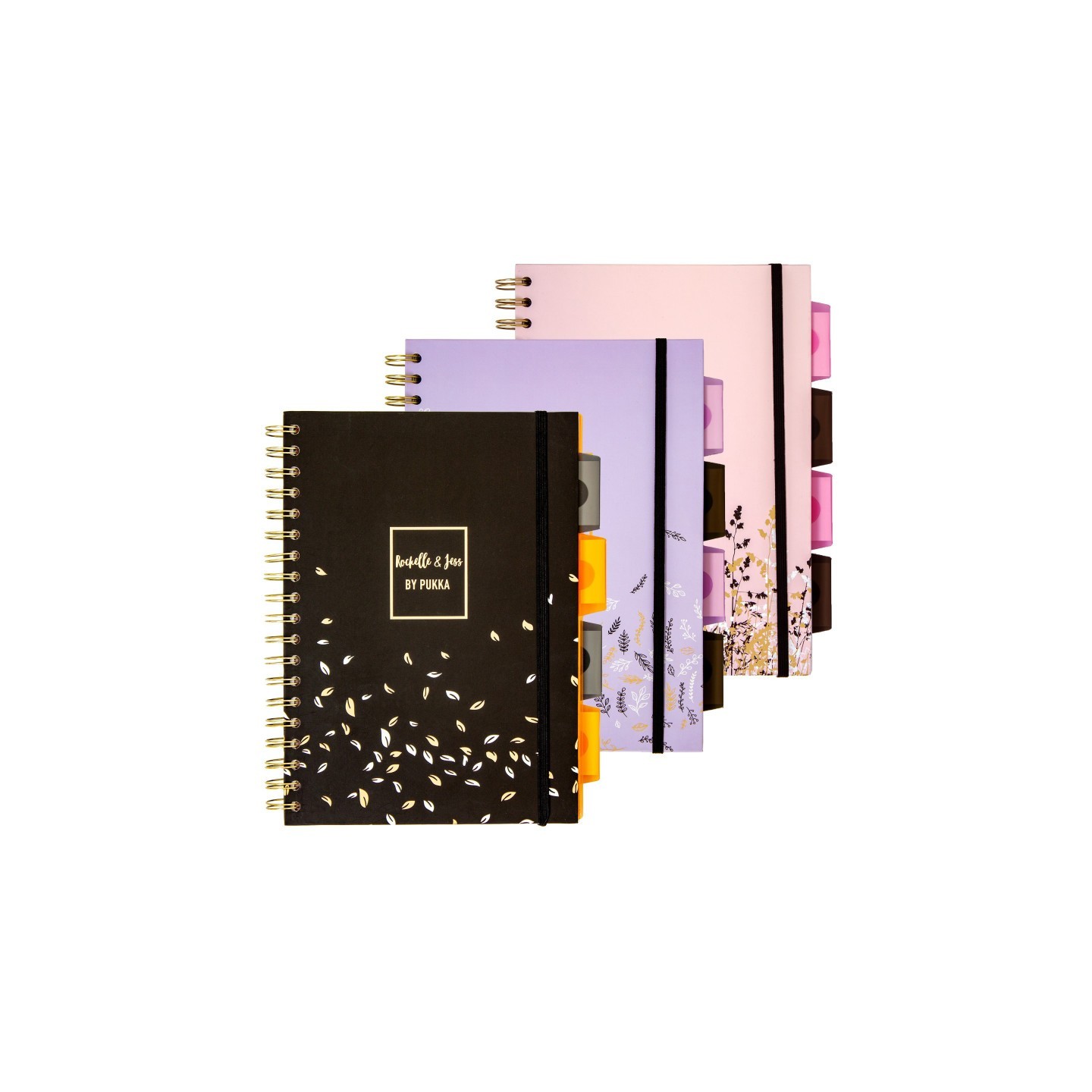 Pukka Pads Rochelle and Jess B5 Project Books - Assorted - Pack 3