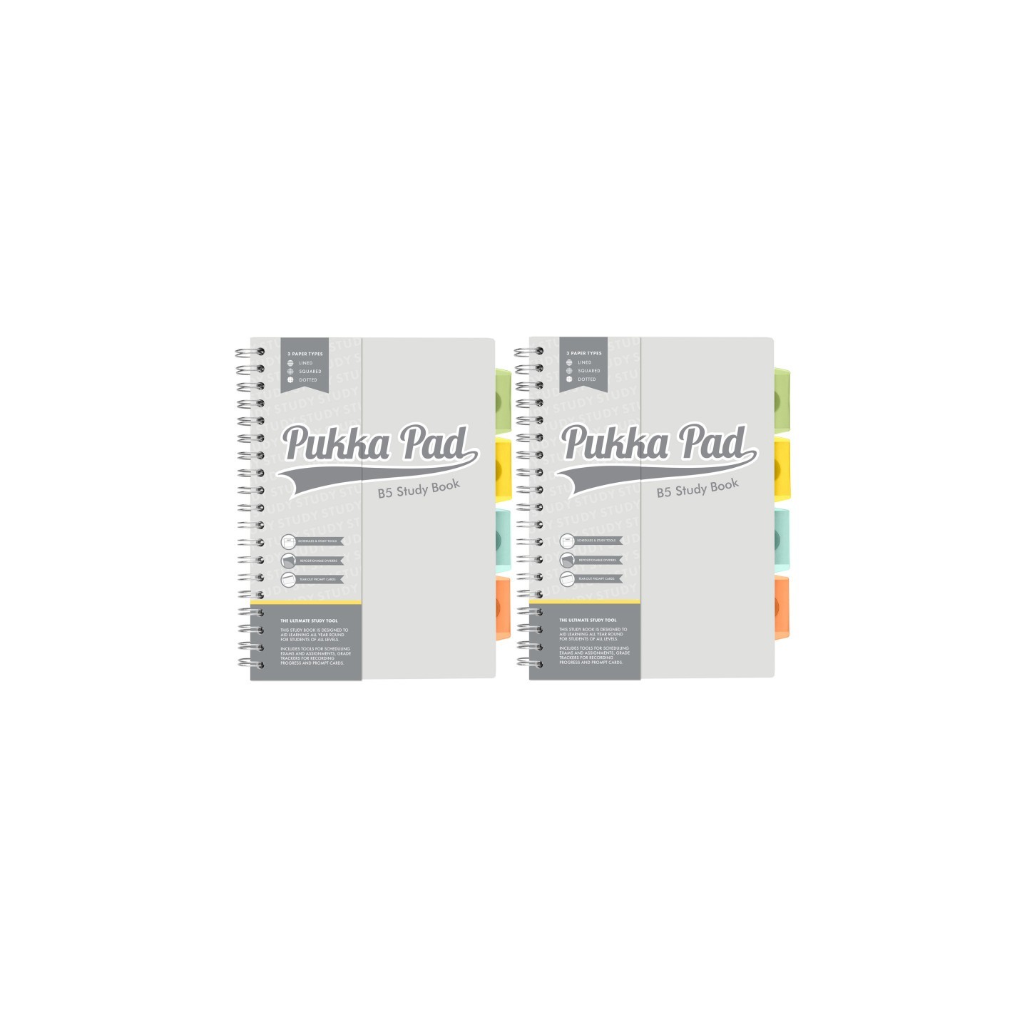 Pukka Pads B5 Study Book, Pack of 2