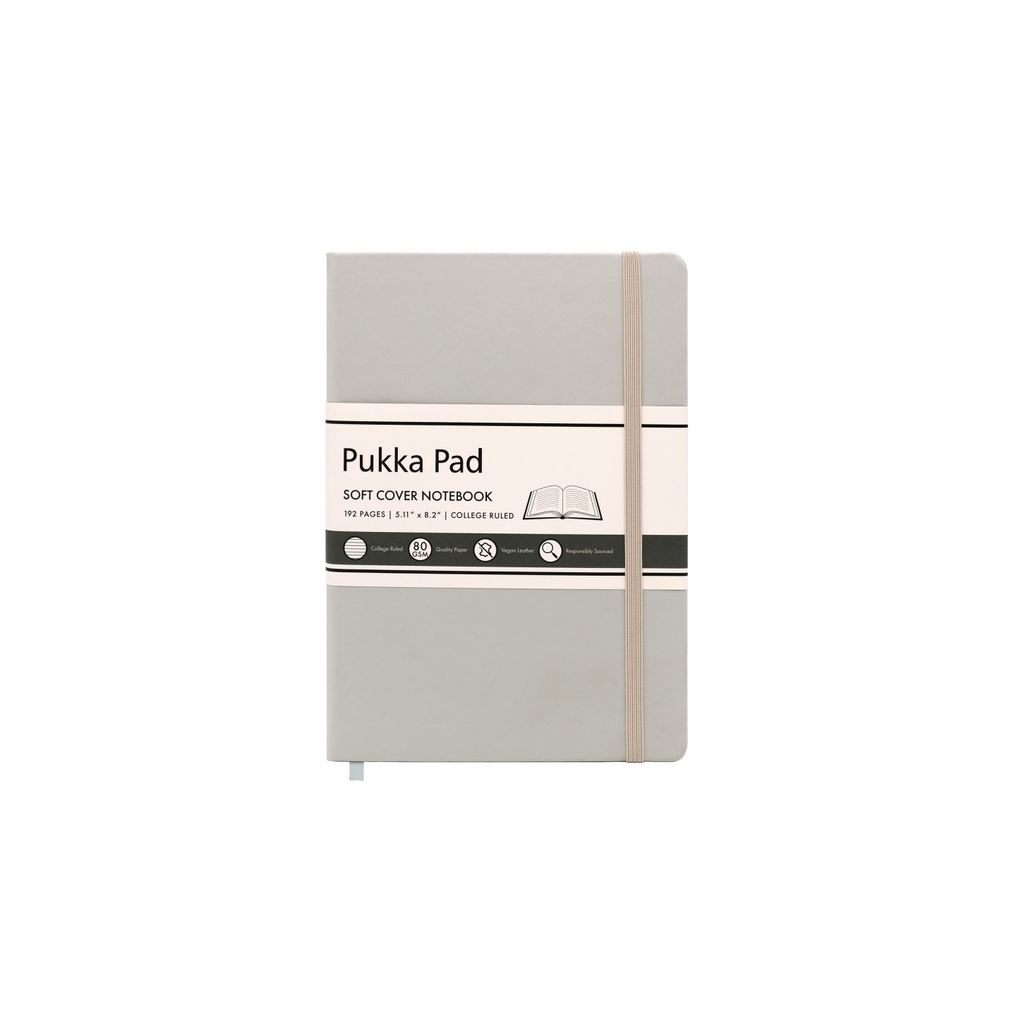 Pukka Pads Pukka Soft Cover A5 College Ruled - Oatmeal