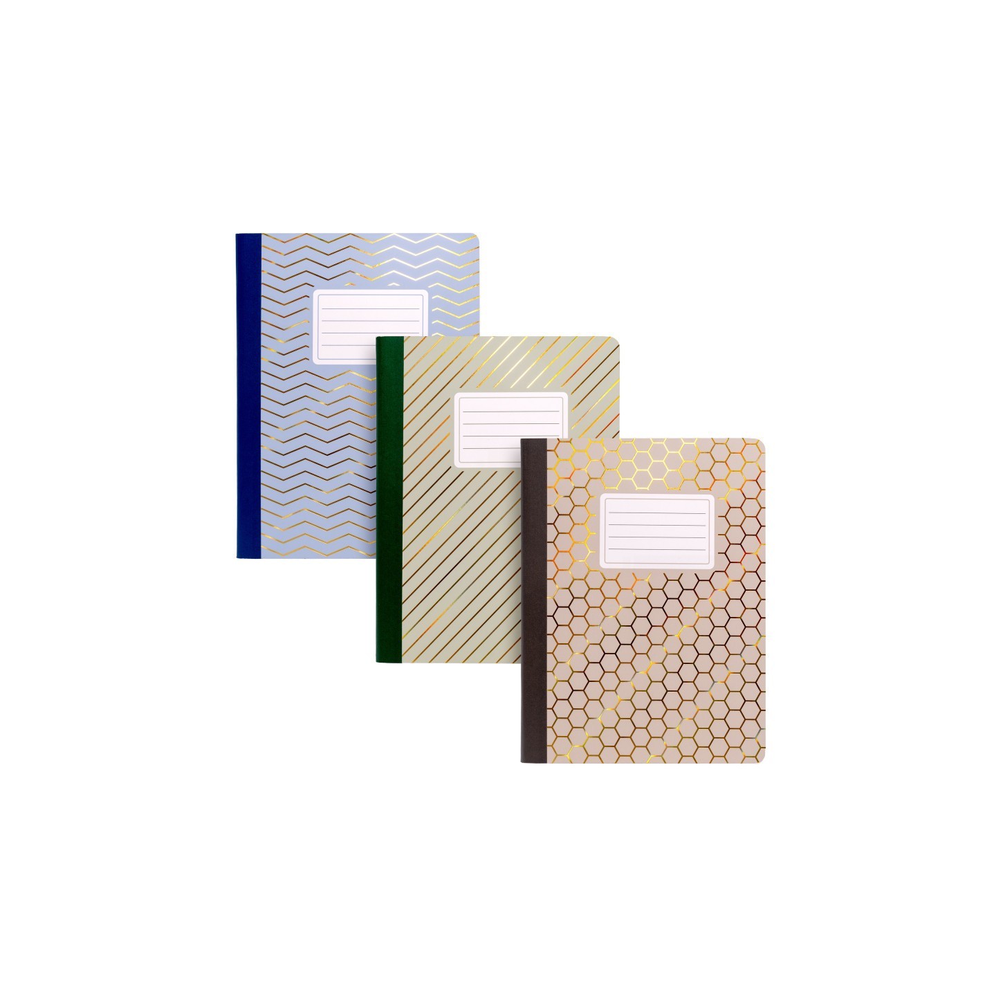 Pukka Pads Haze B5 Composition Book, 7" x 10", Pack of 3