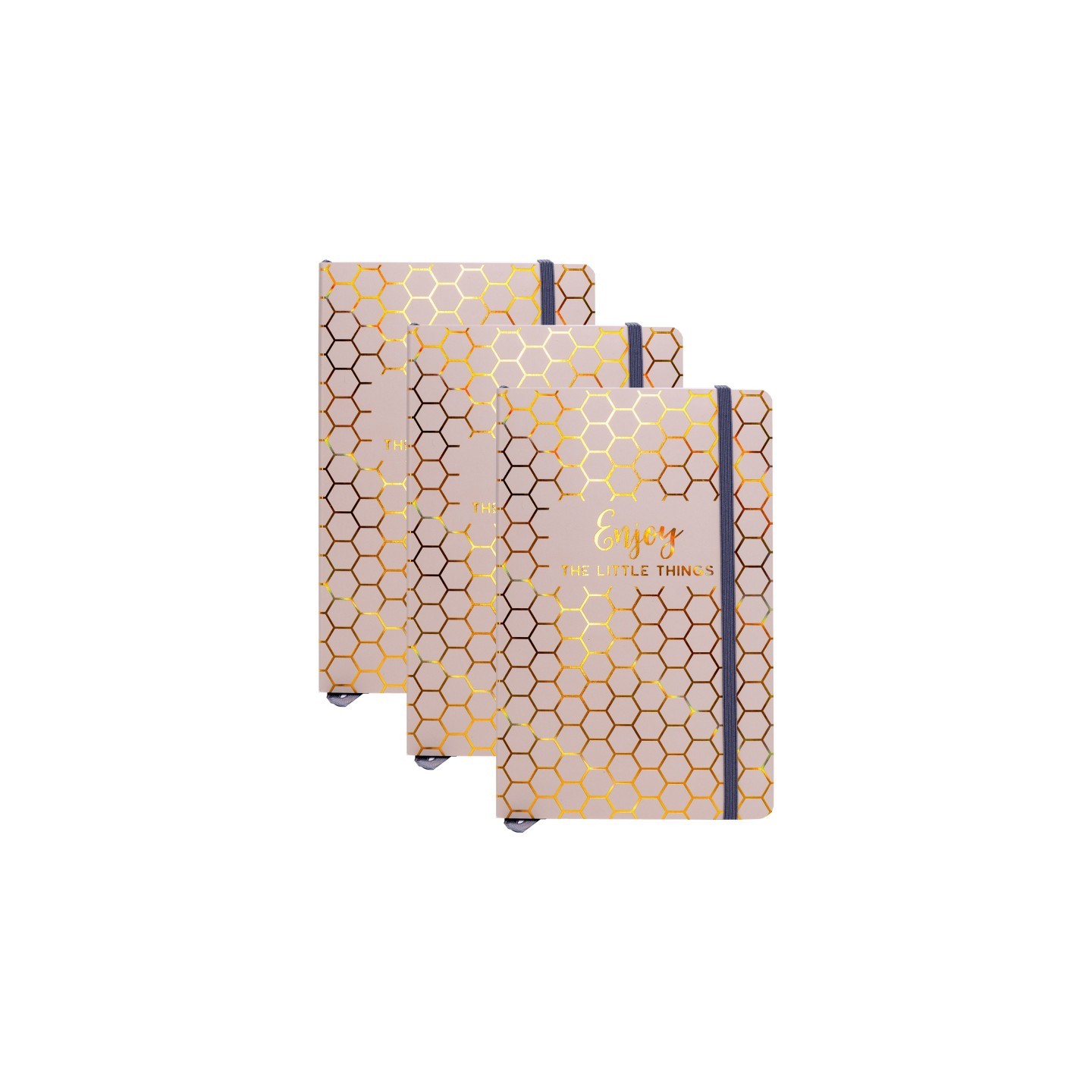 Pukka Pads Haze Journal, 8.2" x 5.11", Taupe, Pack of 3