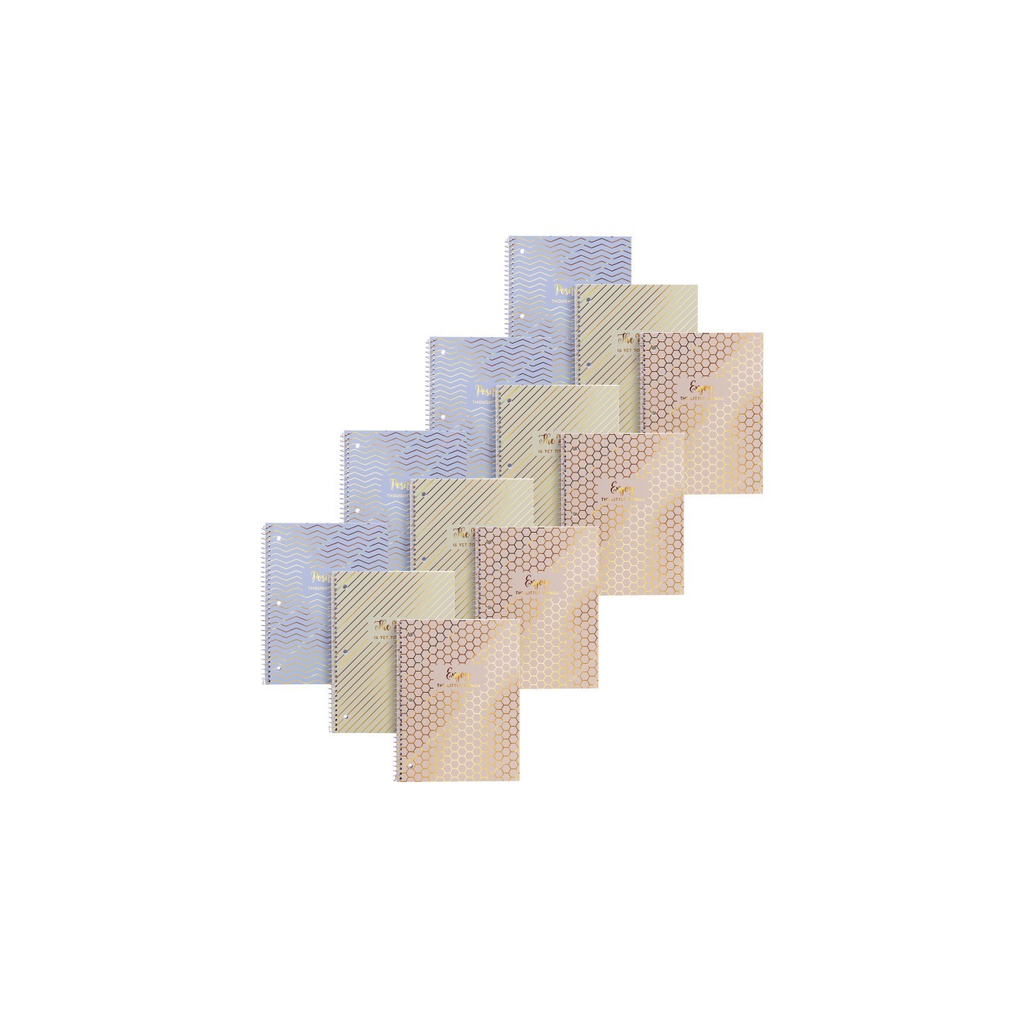 Pukka Pads Haze 1-Subject Notebook, 3 Per Pack, 4 Packs