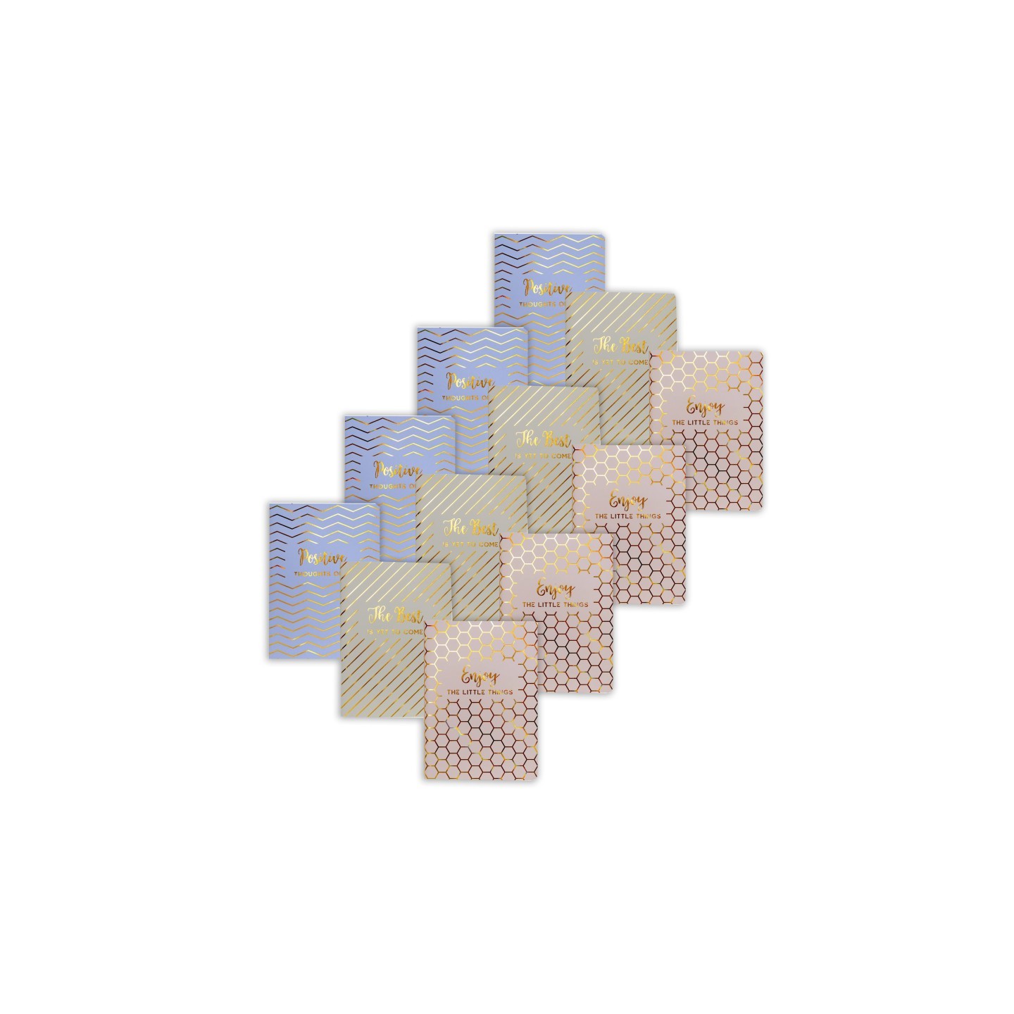Pukka Pads Haze Exercise Books, 4.6" x 6.8", Assorted Colors, 3 Per Pack, 4 Packs