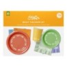 Pukka Party Bright Party Time Tableware Set, 116 Pieces