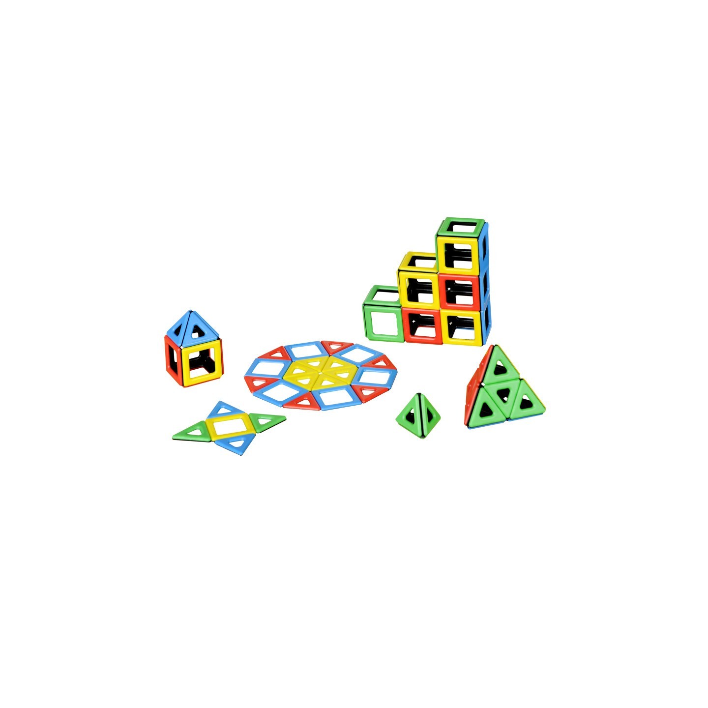 Polydron Magnetic Polydron® Class Set, 96 Pieces