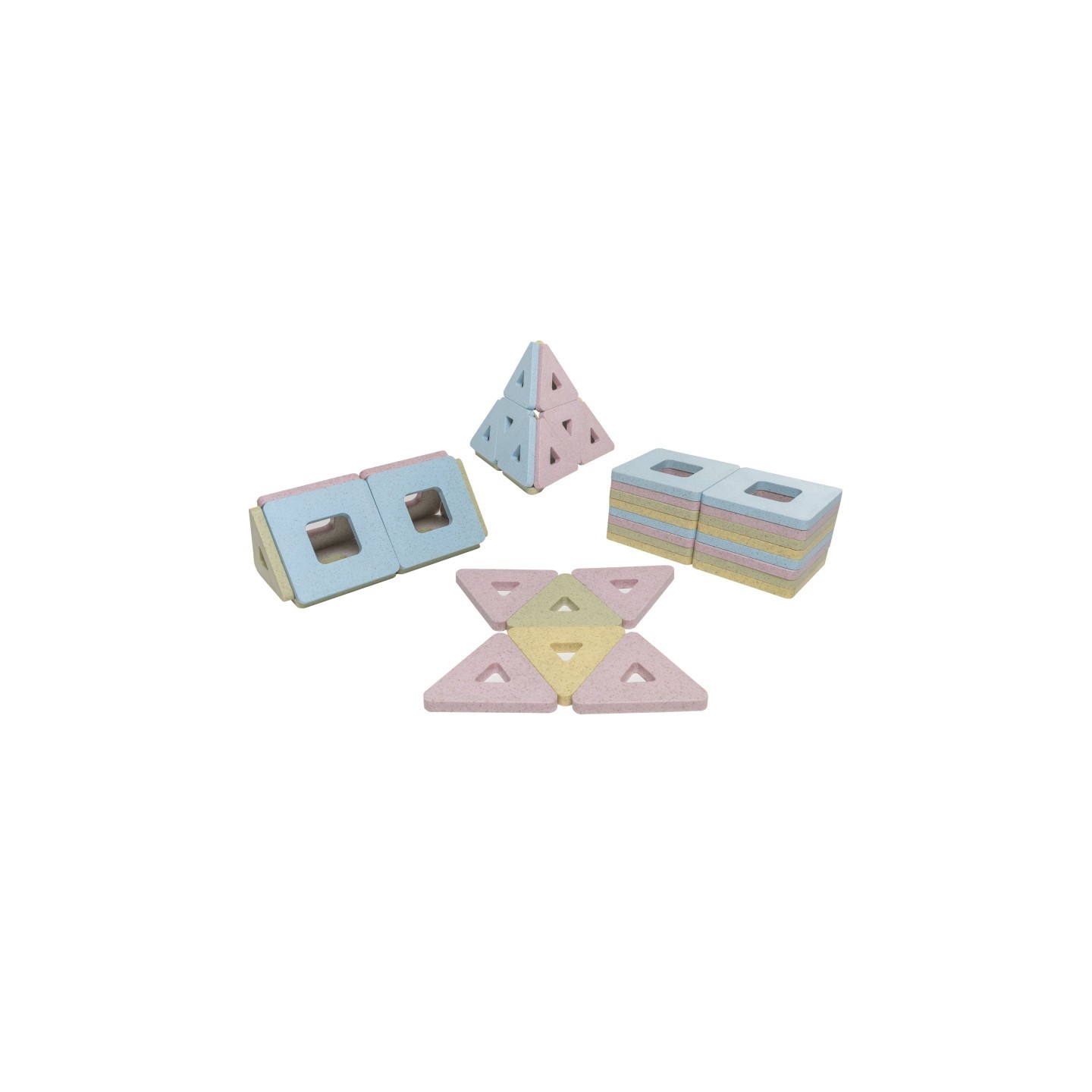 Polydron Kindermag Magnetic Building Set, 48 Pieces