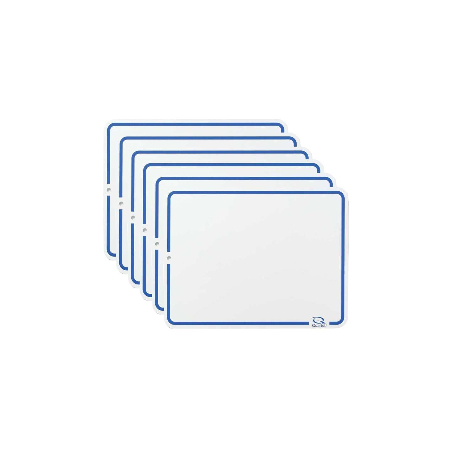Quartet® Education Lap Board, 9" x 12", Dry-Erase Surface, Marker Included, Pack of 6