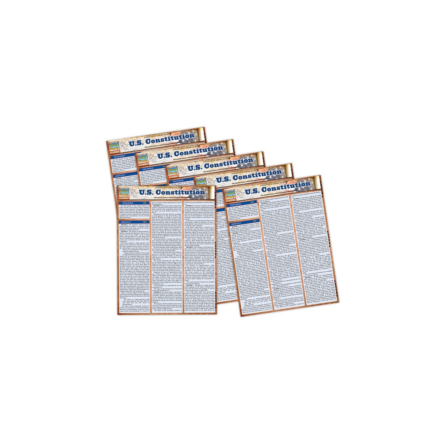 QuickStudy® Laminated Study Guide, U.S. Constitution