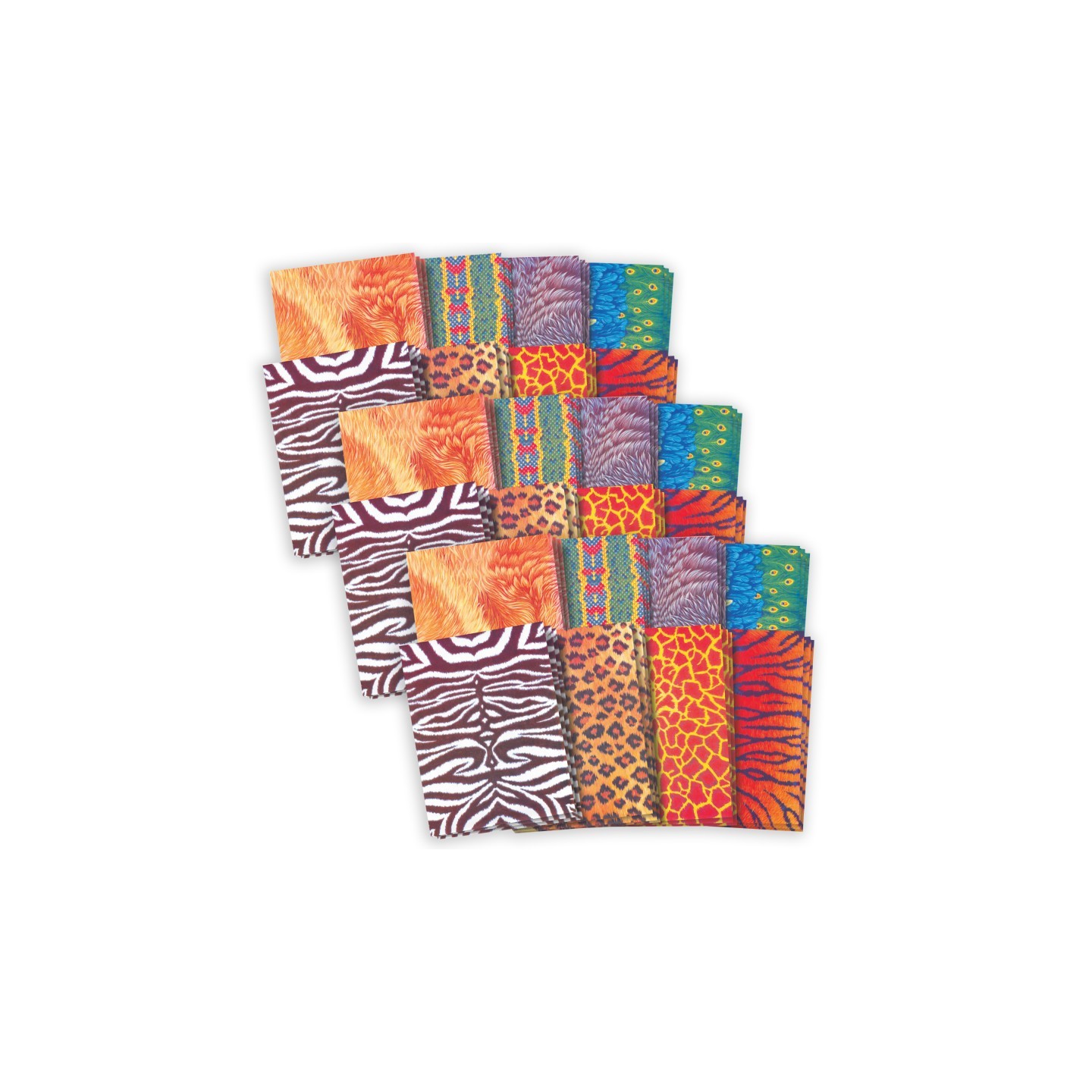 Roylco® Amazing Animal Paper™, 8.5" x 11", 40 Sheets Per Pack, 3 Packs