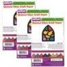 Roylco® Stained Glass Paper, 5-1/2" x 8-1/2", 24 Sheets Per Pack, 3 Packs