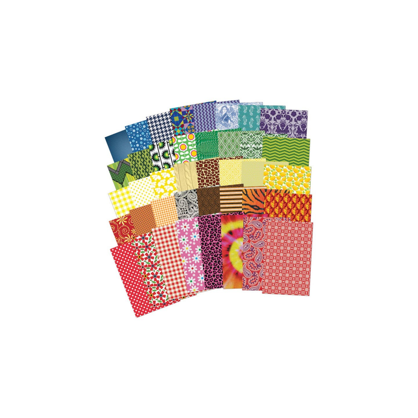 Roylco® All Kinds of Fabric Design Papers™, 200 Sheets