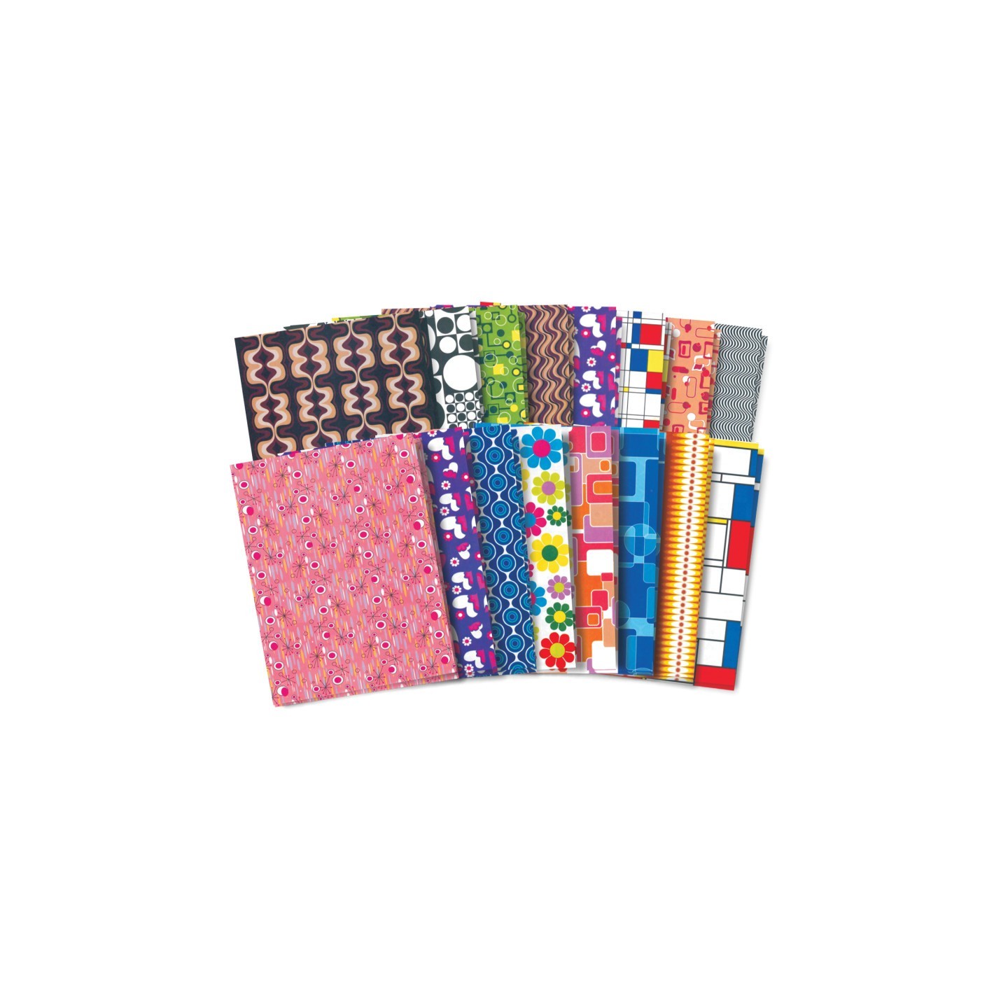 Roylco® Retro Pop-Paper, 8-1/2" x 11", 32 Sheets