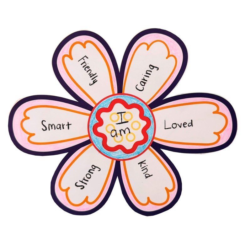 Roylco® Affirmation Flowers, Pack of 36