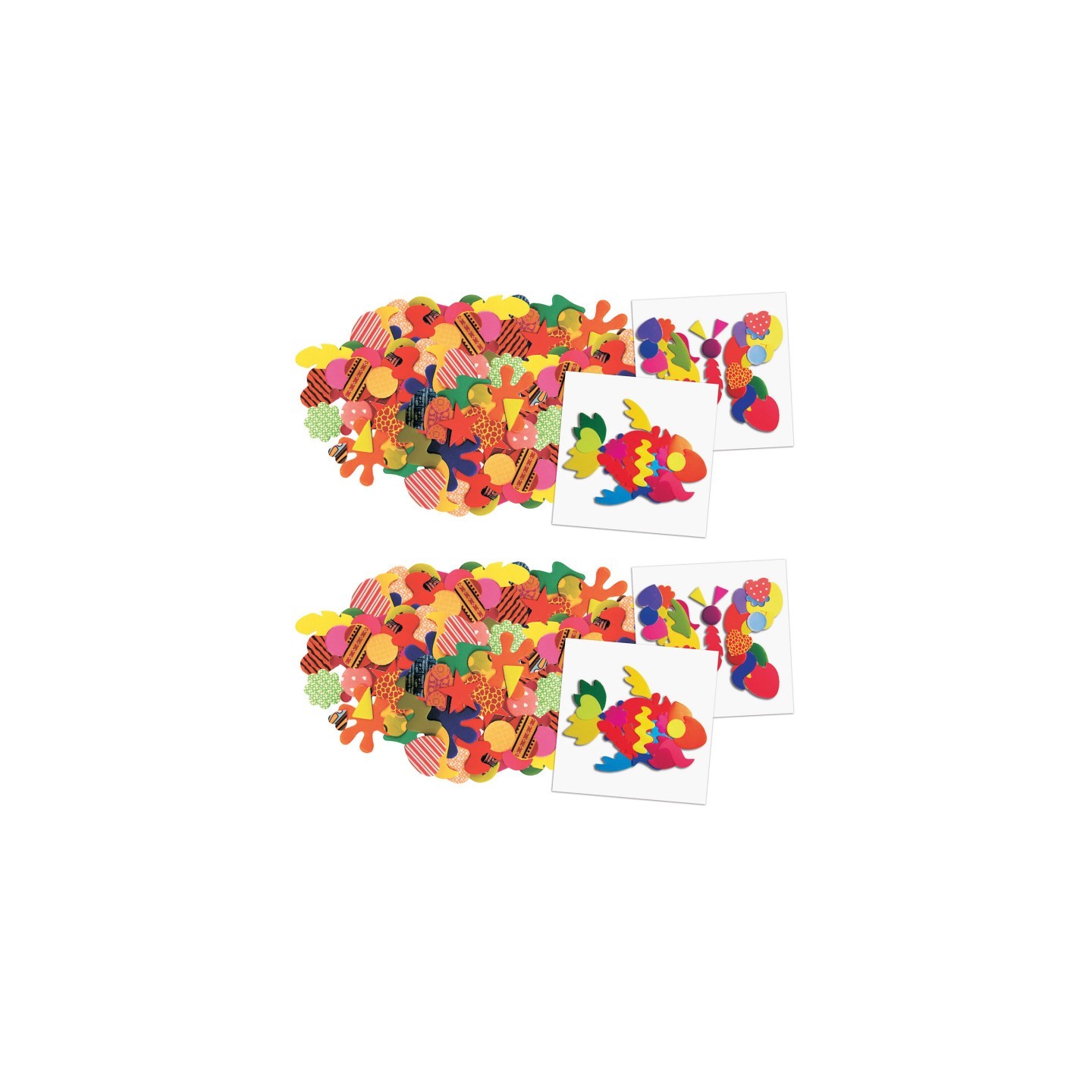 Roylco® Paper Popz, 1500 Shapes Per Pack, 2 Packs