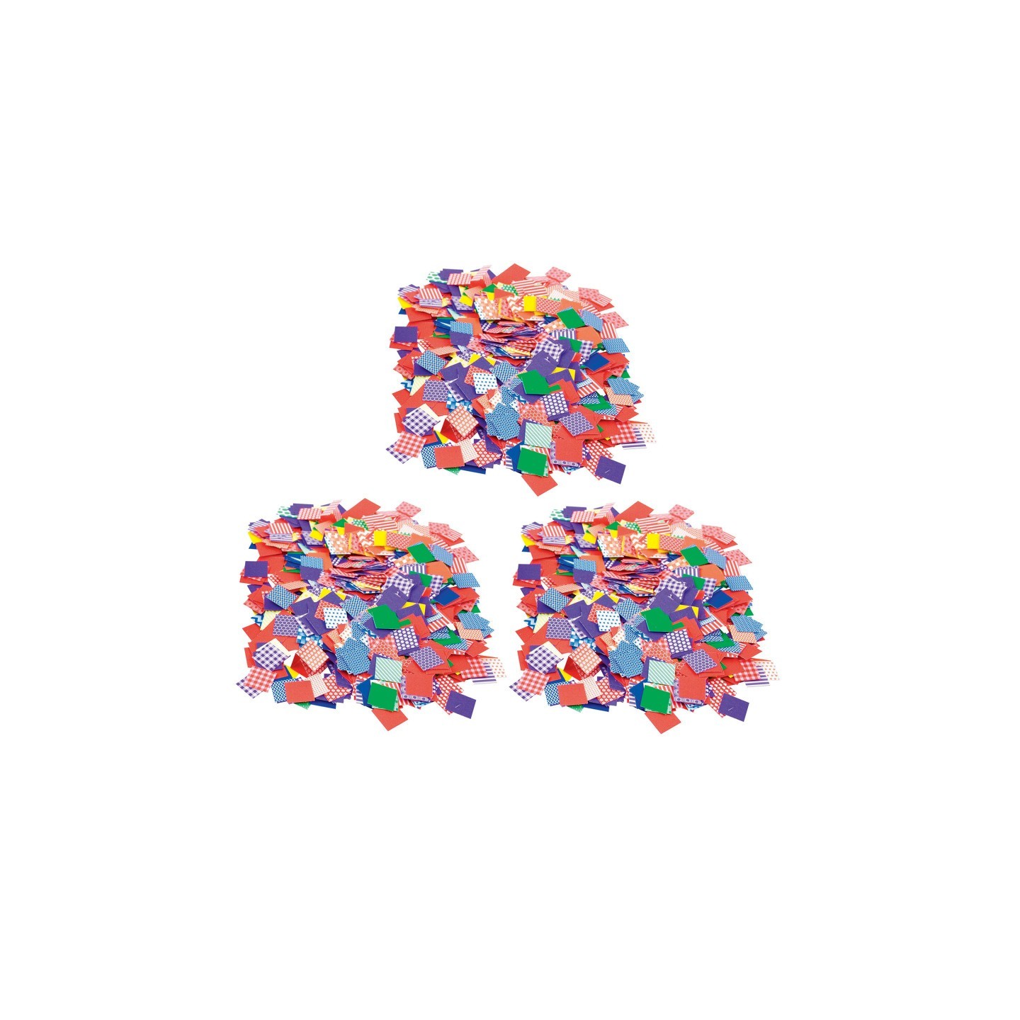 Roylco® Petit Pattern Mosaics, 0.75", 2000 Per Pack, 3 Packs