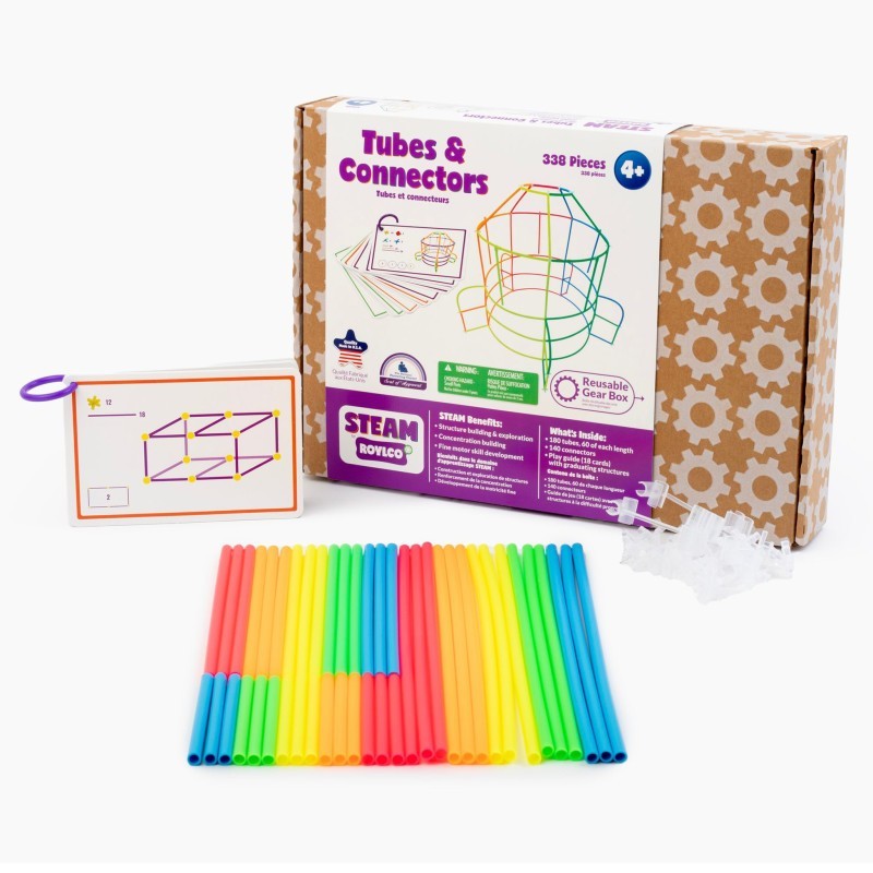 STEAM by Roylco Tubes & Connectors & Play Guide