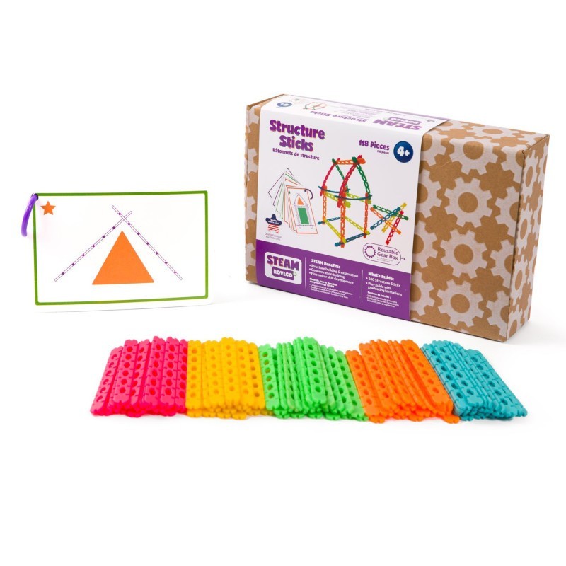 STEAM by Roylco Structure Sticks & Play Guide