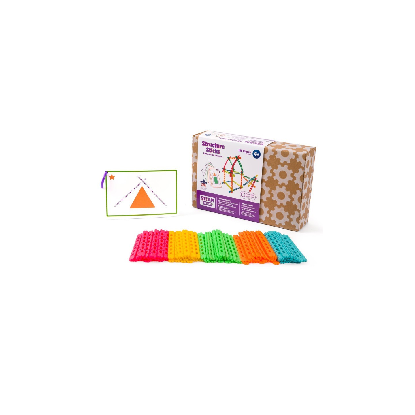STEAM by Roylco Structure Sticks & Play Guide