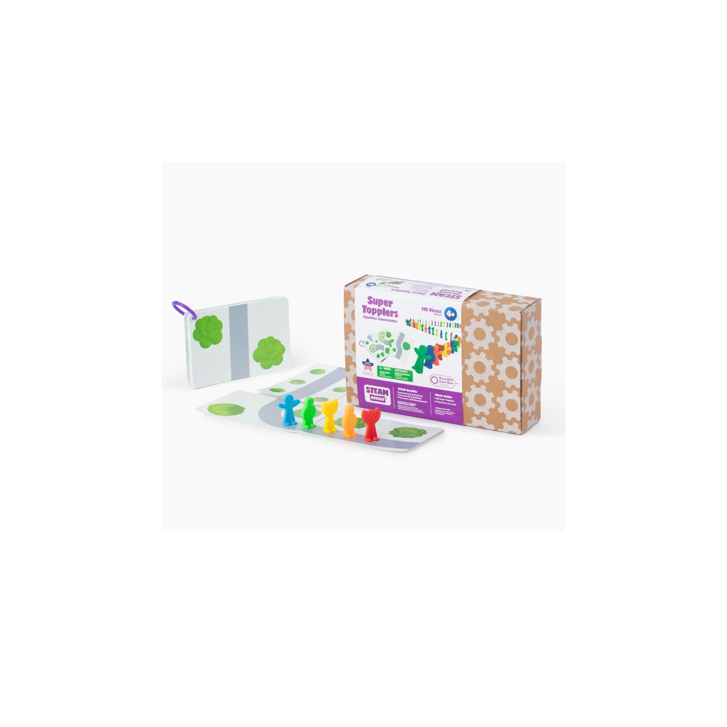 STEAM by Roylco Super Topplers & Domino Run Cards