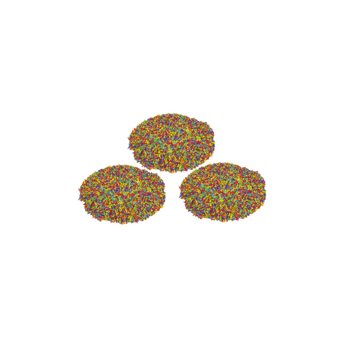 Roylco® Colored Rice, 1 lb. Per Pack, 3 Packs