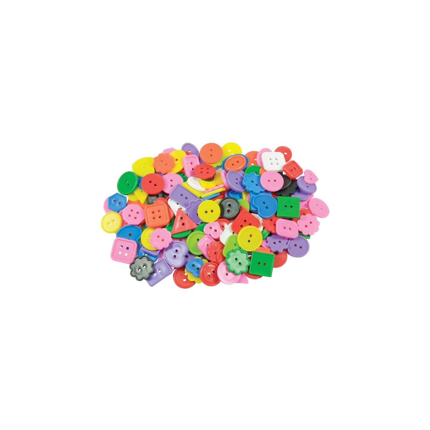 Roylco® Bright Buttons™, 1 lb. Per Pack, 2 Packs