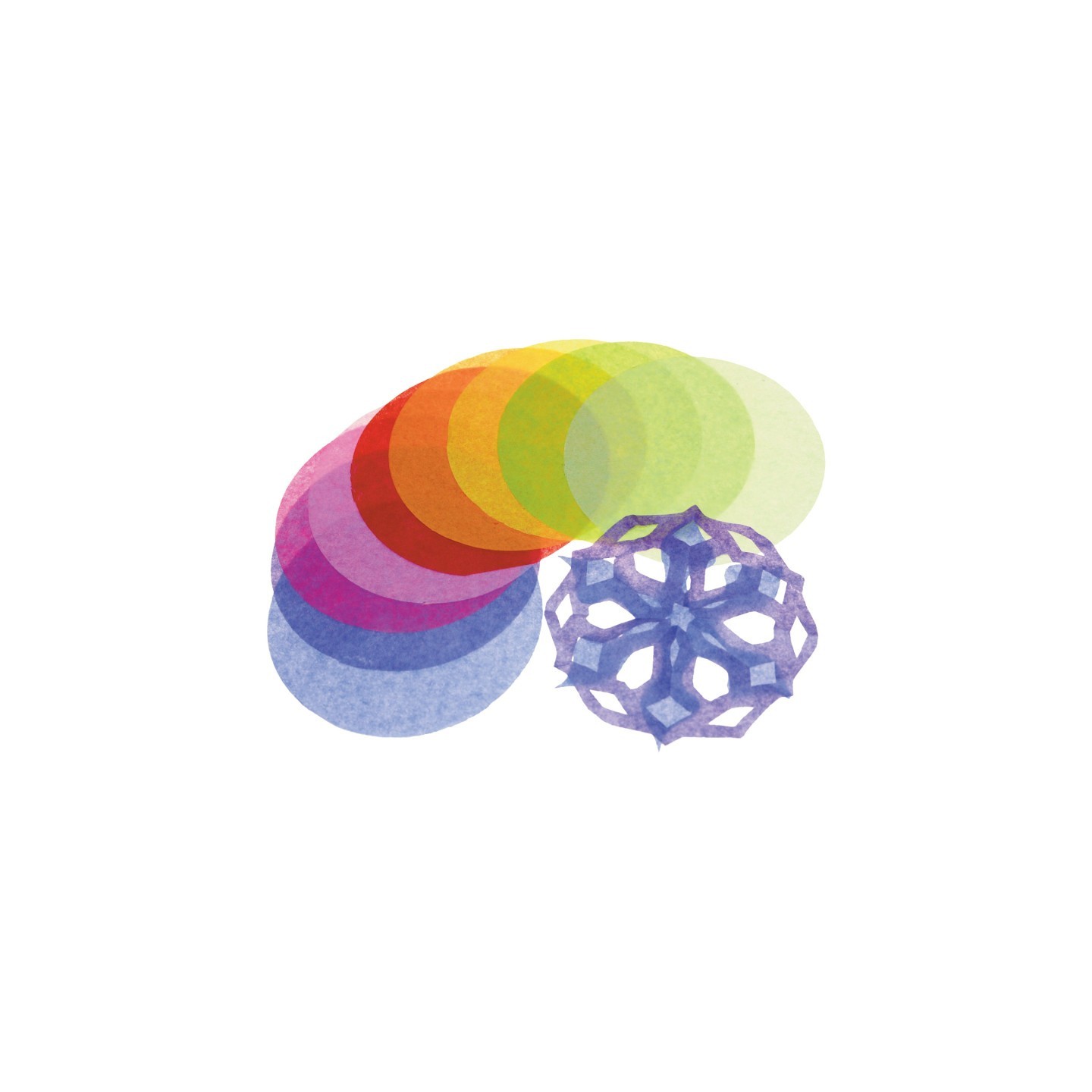 Roylco® Tissue Circles, 4", Assorted Colors, 480 Per Pack, 3 Packs