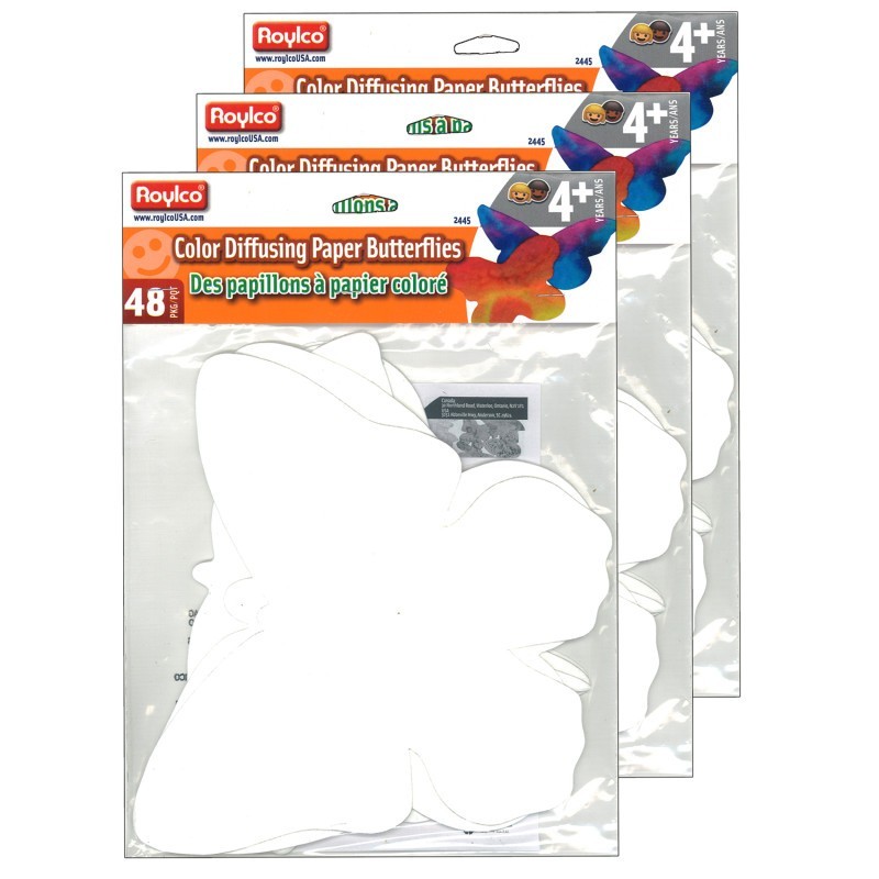 Roylco® Color Diffusing Paper Sealife, 48 Per Pack, 3 Packs