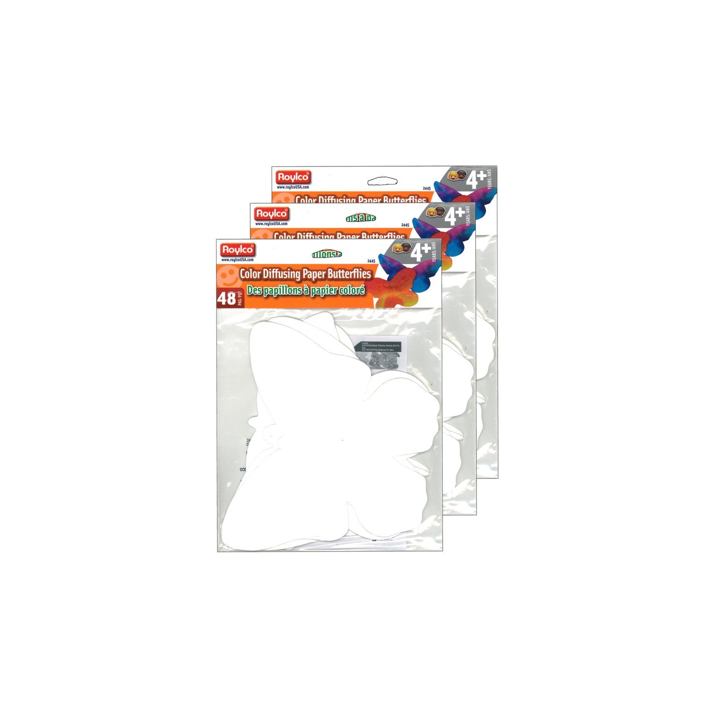 Roylco® Color Diffusing Paper Sealife, 48 Per Pack, 3 Packs