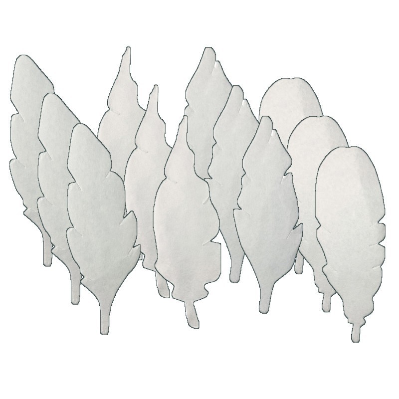 Roylco® Color Diffusing Paper Feathers, 80 Per Pack, 3 Packs