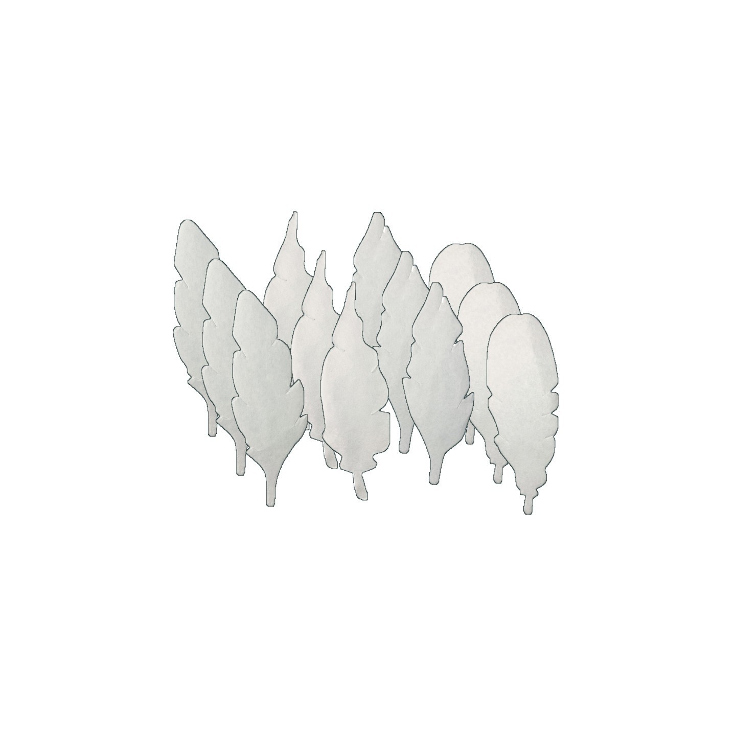 Roylco® Color Diffusing Paper Feathers, 80 Per Pack, 3 Packs