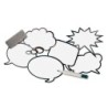 Roylco® Laminated Speech Bubbles, Pack of 12