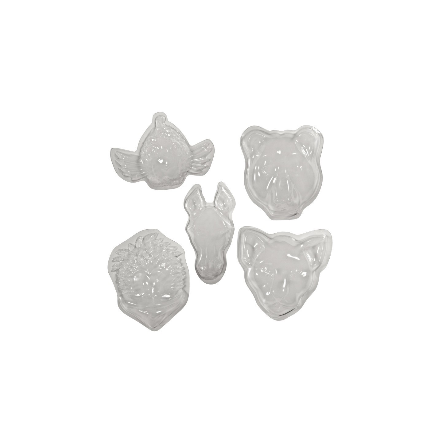 Roylco® Animal Face Forms, Pack of 5